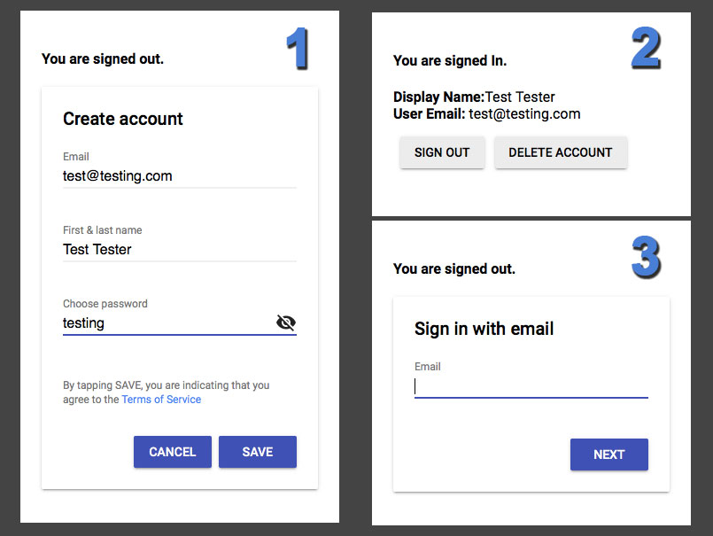 FirebaseUi Authentication Flow