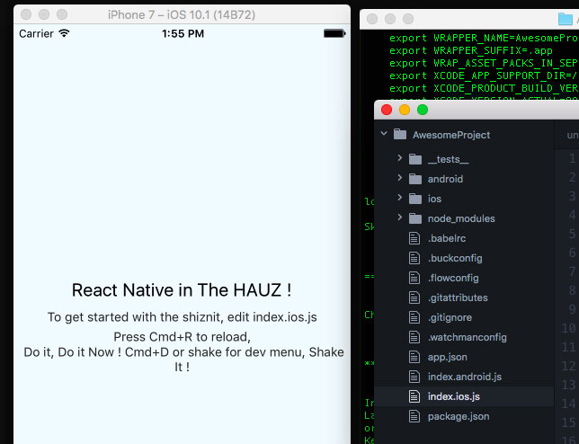 android emulator react native on mac hot reload